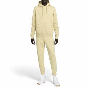 Nike Club Fleece Monogram Sweatsuit Mens Size L Matching 2 Piece Hoodie Joggers
